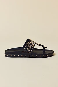 Azalea Wang Daisy Chain Studded Sandal