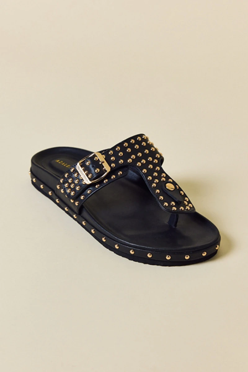Azalea Wang Daisy Chain Studded Sandal