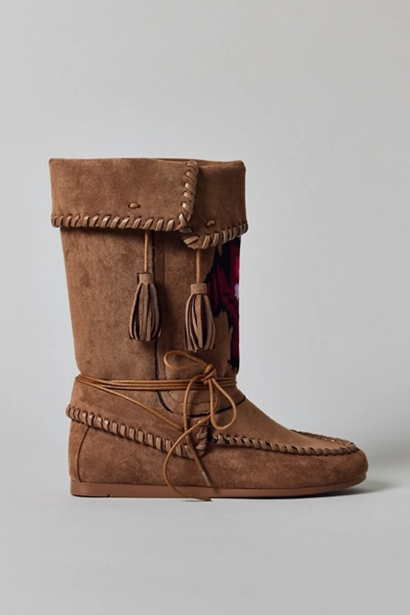 Azalea Wang Weret Faux Suede Boot
