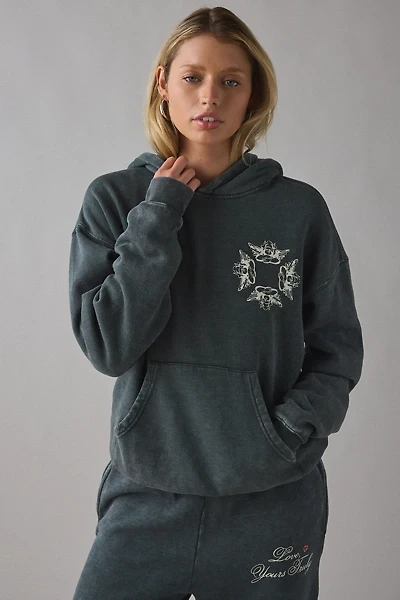 Boys Lie Yours V2 Racer Truly Graphic Hoodie Sweatshirt