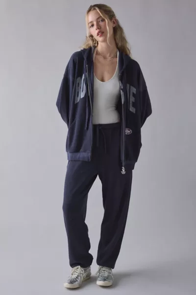 Boys Lie Harley Majoring Moving On Graphic Zip-Up Hoodie Sweatshirt