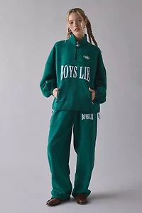 Boys Lie A1 Green Envy Graphic Quarter Zip Pullover