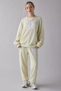 Boys Lie Kara Pastel Me Cherub Embroidered Graphic Crew Neck Pullover