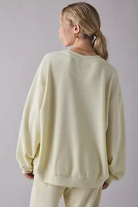 Boys Lie Kara Pastel Me Cherub Embroidered Graphic Crew Neck Pullover