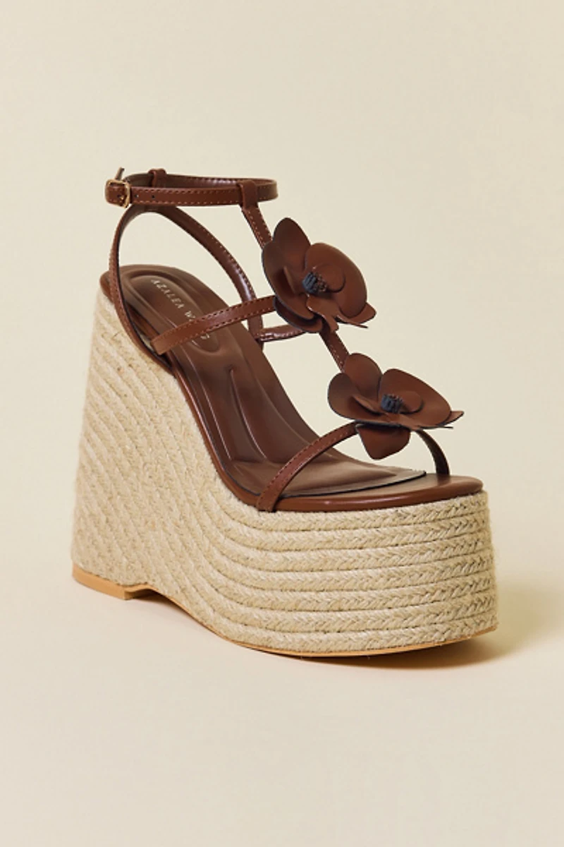 Azalea Wang Barossa Platform Espadrille Sandals