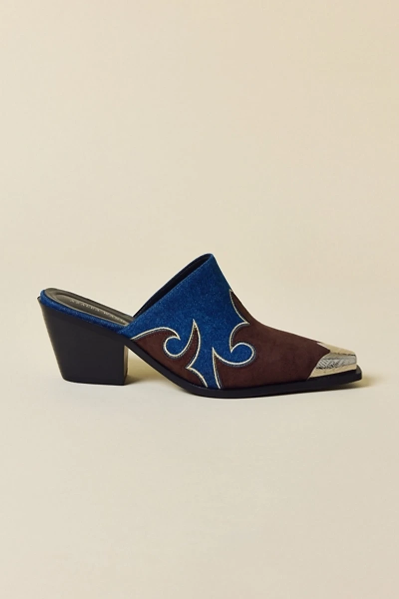 Azalea Wang Cecily Western Heeled Mule