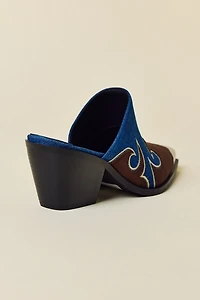 Azalea Wang Cecily Western Heeled Mule