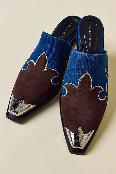 Azalea Wang Cecily Western Heeled Mule