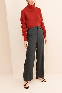 Glamorous Puff Sleeve Turtleneck