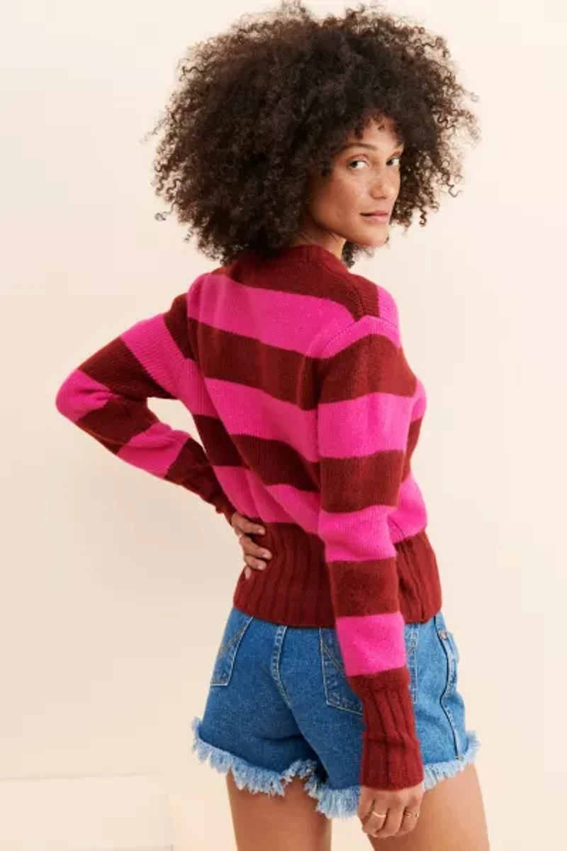 English Factory Anna Striped Sweater