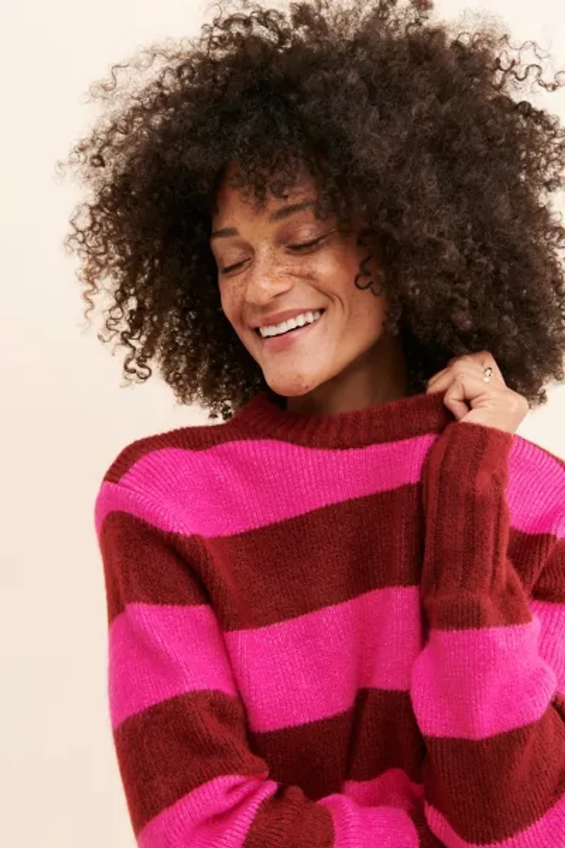 English Factory Anna Striped Sweater
