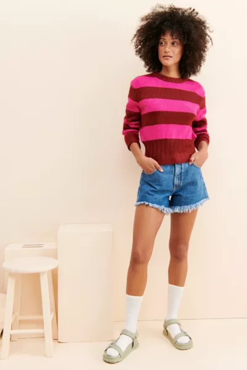 English Factory Anna Striped Sweater