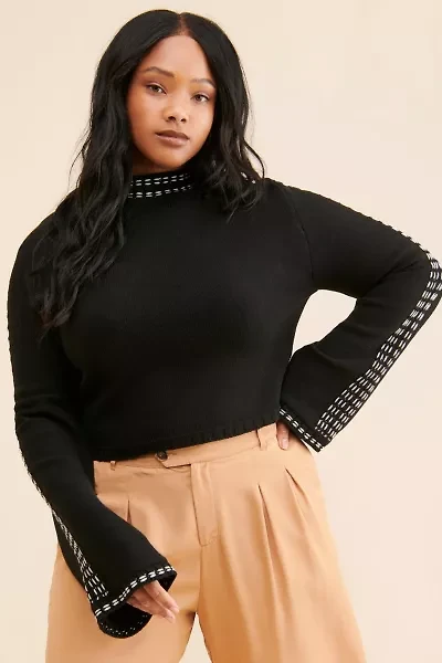 4SI3NNA Keegan Mock Neck Sweater