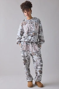 Boys Lie Kimmy Rose Colored Glasses Patched Graphic Jogger Sweatpants