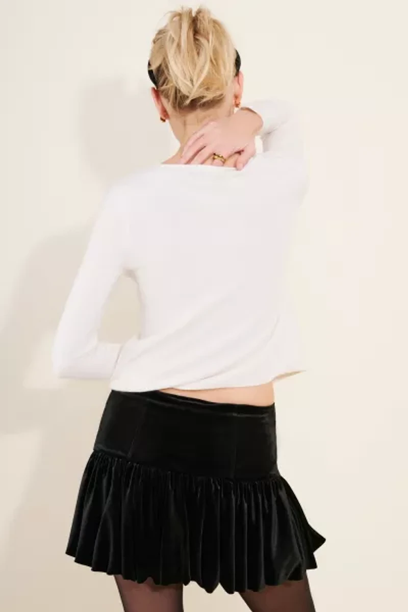 Lisa Says Gah Scarlett Bubble Mini Skirt