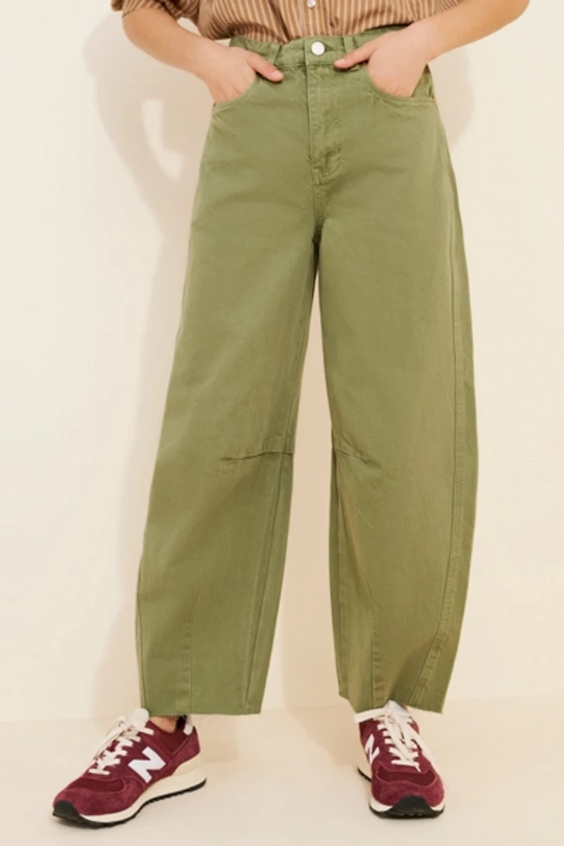 [BLANKNYC] Garment Dye Barrel Leg Jeans