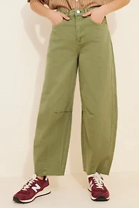 [BLANKNYC] Garment Dye Barrel Leg Jeans