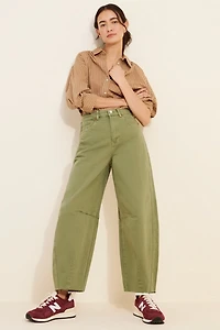[BLANKNYC] Garment Dye Barrel Leg Jeans