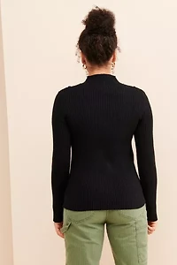 English Factory Mini Ruffle Sweater Top