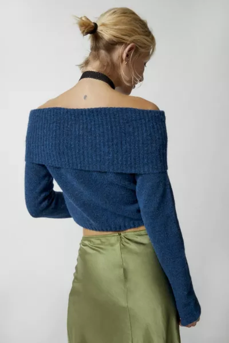 Silence + Noise Claudia Off-The-Shoulder Sweater