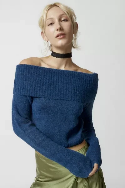 Silence + Noise Claudia Off-The-Shoulder Sweater