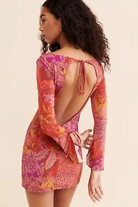 Silence + Noise Sandra Long Sleeve Mini Dress