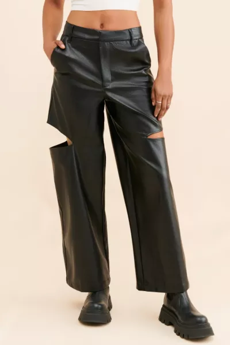 AFRM Kimmie Vegan Leather Pants
