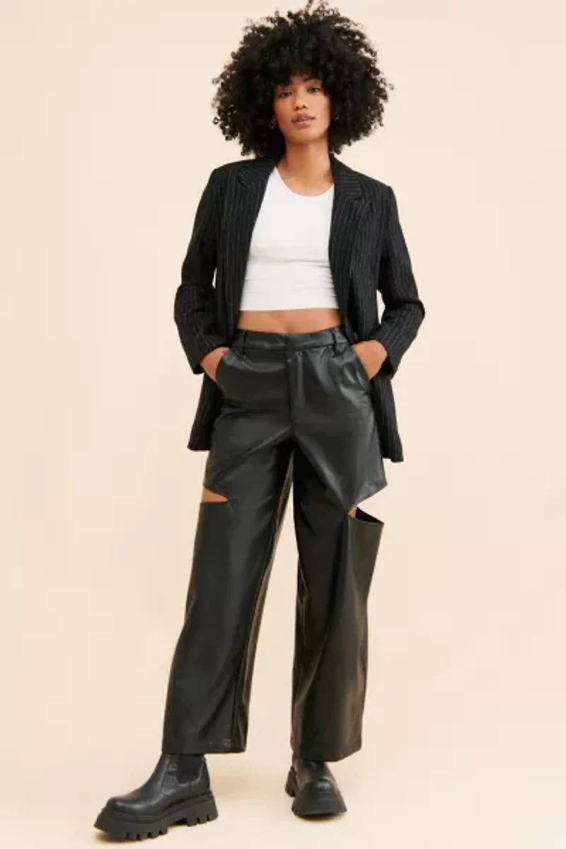 AFRM Kimmie Vegan Leather Pants
