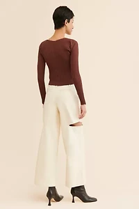 AFRM Kimmie Vegan Leather Pants