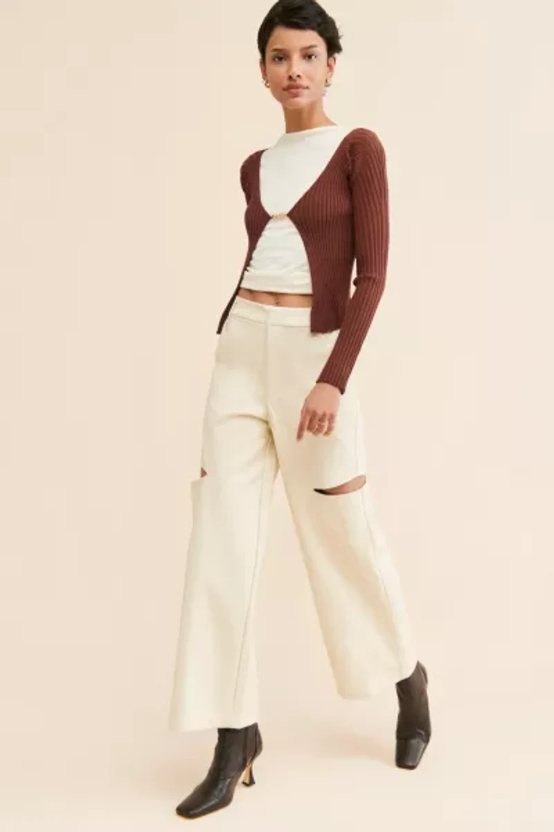 AFRM Kimmie Vegan Leather Pants