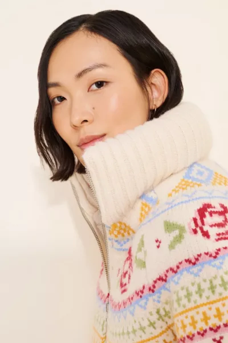 [BLANKNYC] Aspen Knit Puffer Jacket