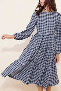 Lisa Says Gah Maxine Long Sleeve Midi Dress