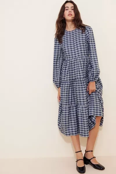 Lisa Says Gah Maxine Long Sleeve Midi Dress