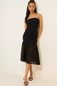 Motel Sachiko Bandeau Midi Dress