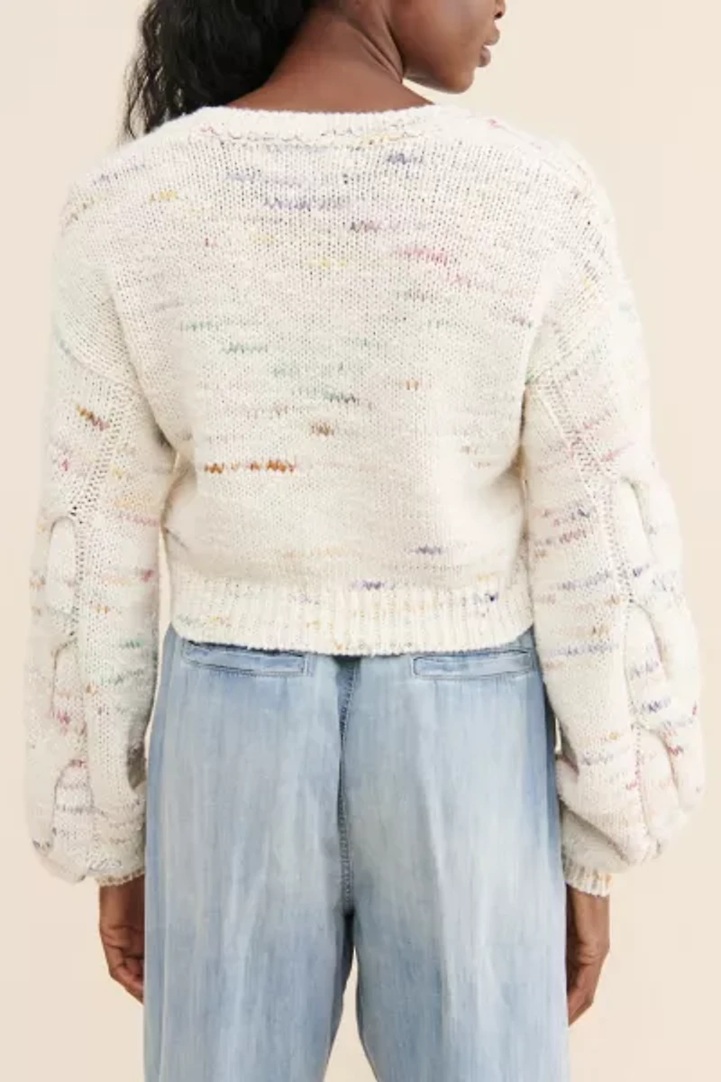 Jumbo Cable Knit Cardigan