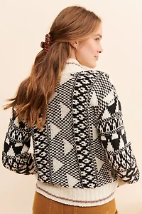 Saltwater Luxe Mixed Print Cardigan