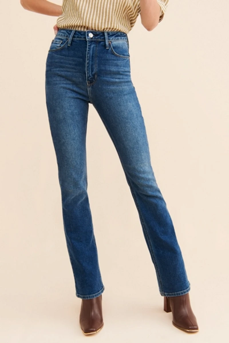 JUST BLACK DENIM High Rise Bootcut Jeans