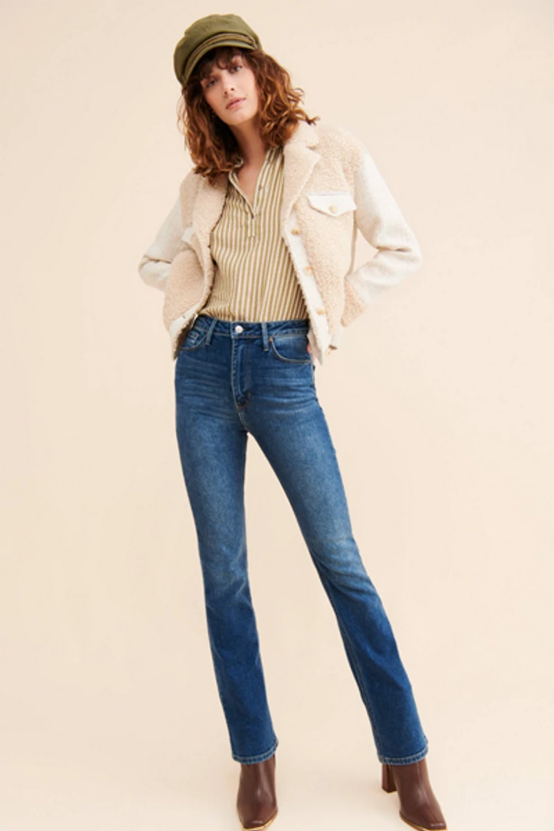 JUST BLACK DENIM High Rise Bootcut Jeans