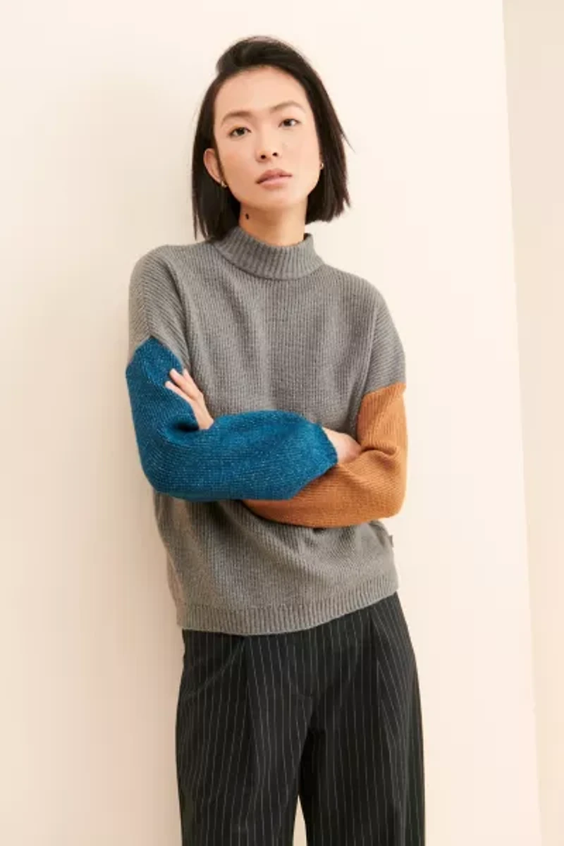 Brixton Mix Match Colorblock Sweater