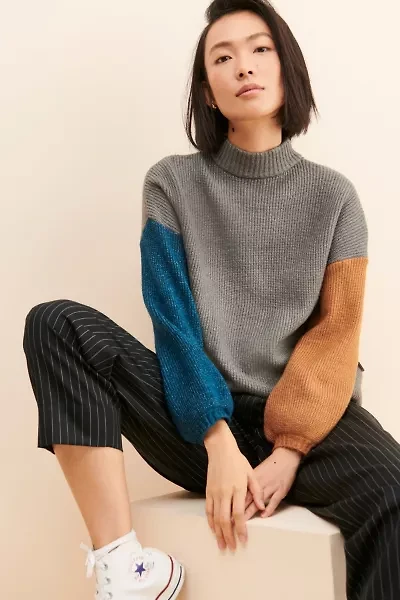 Brixton Mix Match Colorblock Sweater