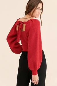 MinkPink Vayu Tie Back Sweater