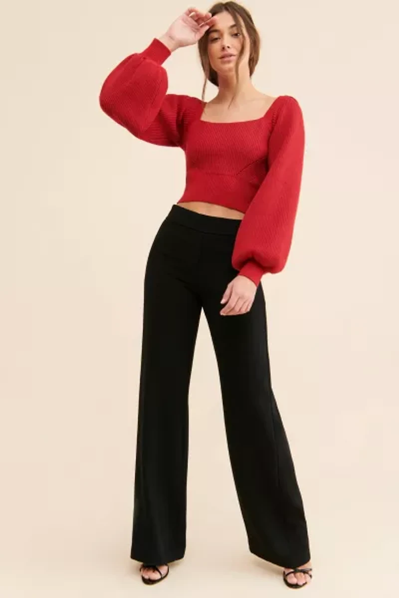 MinkPink Vayu Tie Back Sweater