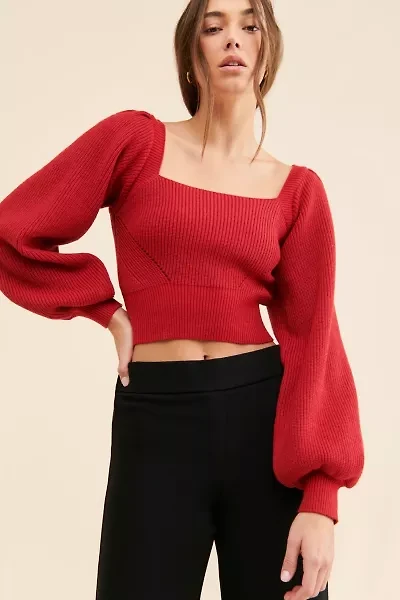 MinkPink Vayu Tie Back Sweater