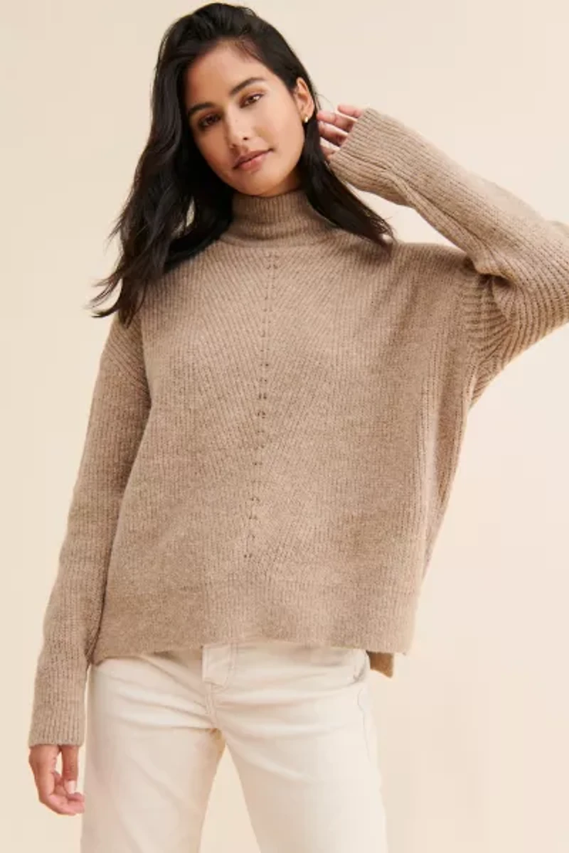 Dress Forum Mock Neck Pullover