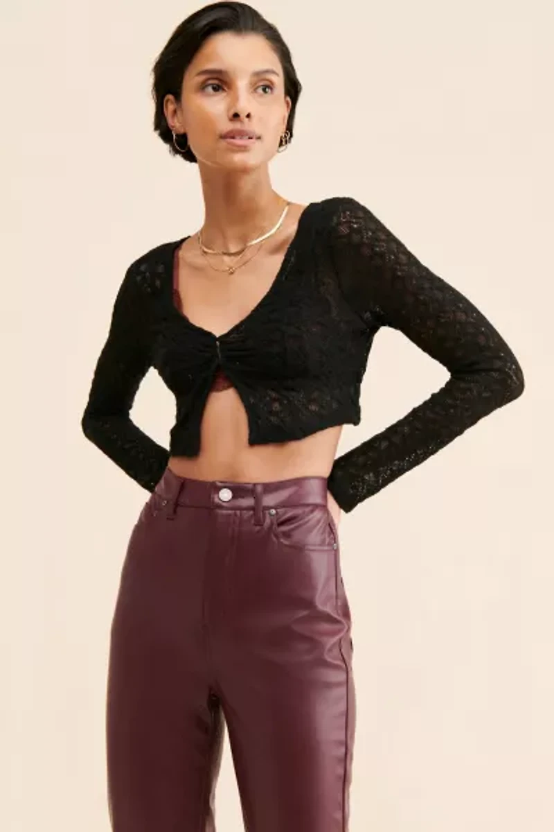 AFRM Heston Vegan Leather Pants