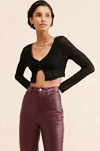 AFRM Heston Vegan Leather Pants