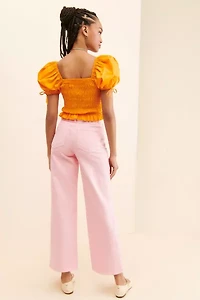 JUST BLACK DENIM Retro Wide Leg Jeans