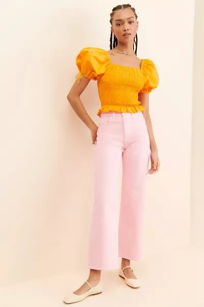 JUST BLACK DENIM Retro Wide Leg Jeans