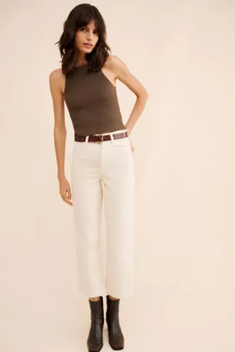 Levi's Corduroy Ribcage Straight Leg Ankle Jeans