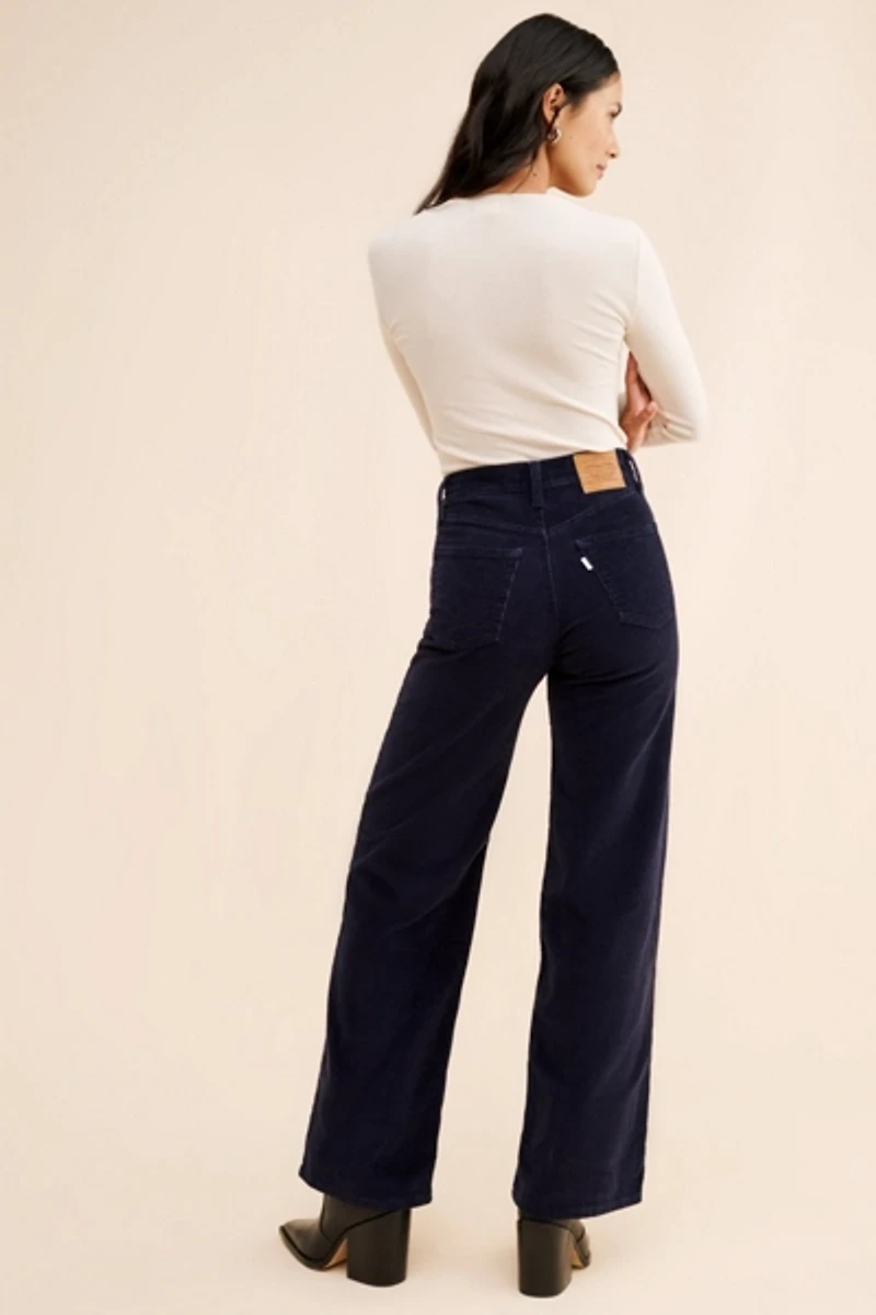 Levi's Ribcage Wide Leg Corduroy Jeans